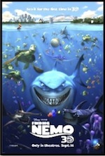 Movie Poster for Finding Nemo, link to whole-movie esl lesson